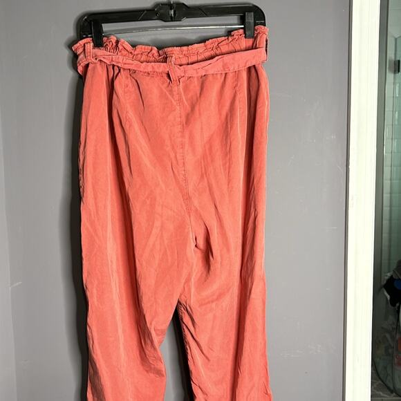 Social Standard by Sanctuary Red Baggy Paperbag Pants Size XL - Picture 6 of 9
